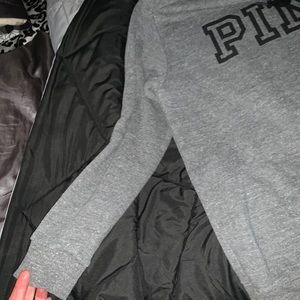 Pink Victoria’s Secret hoodie